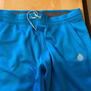 Stio blue thick jogger winter pants